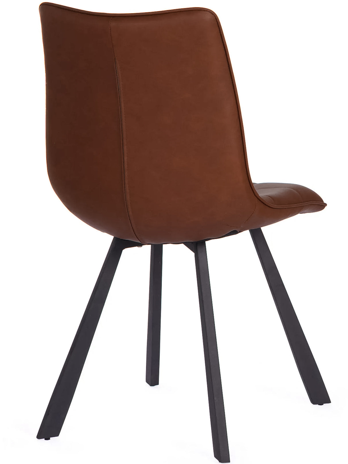Sina - Brown Faux Leather Dining Chair