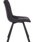 Sina - Black Faux Leather Dining Chair