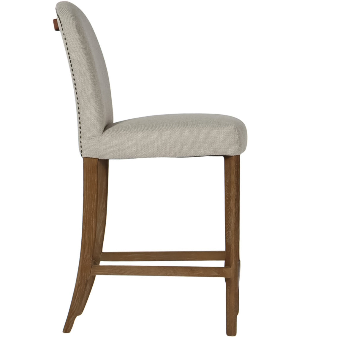 Cooper - Beige Fabric Bar Stool