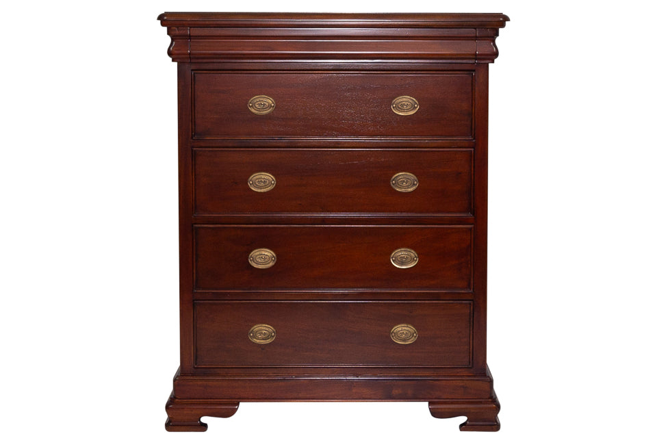 Woodford - Mahogany 5 Drawer Tall Chest Of Drawers