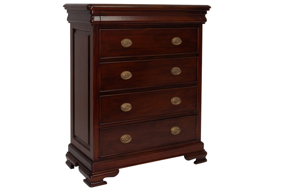 Woodford - Mahogany 5 Drawer Tall Chest Of Drawers