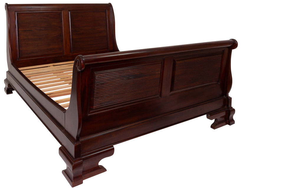 Woodford - Mahogany 5Ft King Bed Frame