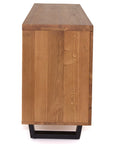 Addison - Oak Wood And Metal 3 Door Sideboard