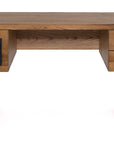 Alannah - Oak Wood And Metal Console Table / Desk