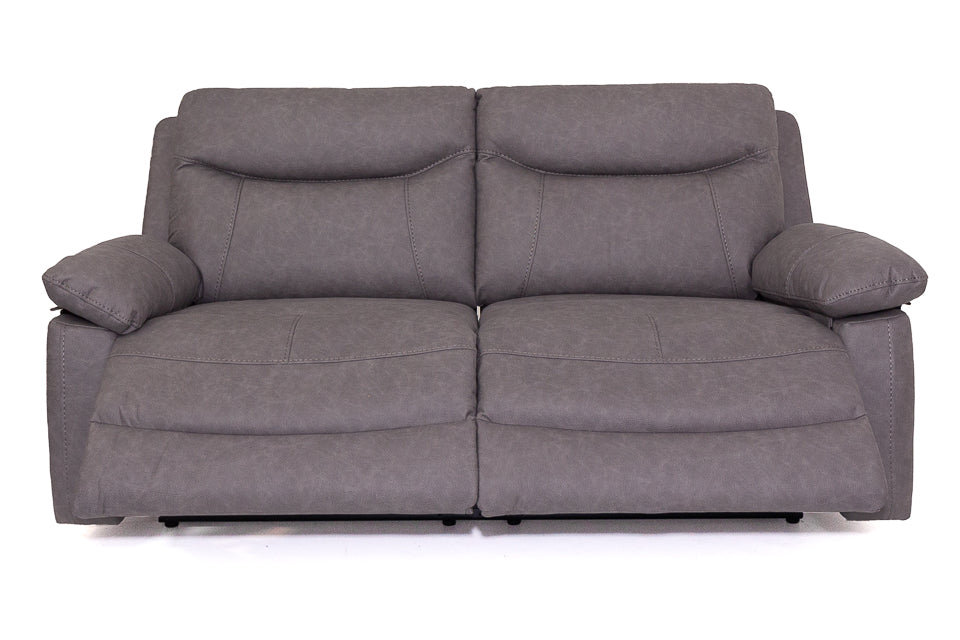 Angelo - Grey Fabric 2.5 Seater Recliner Sofa
