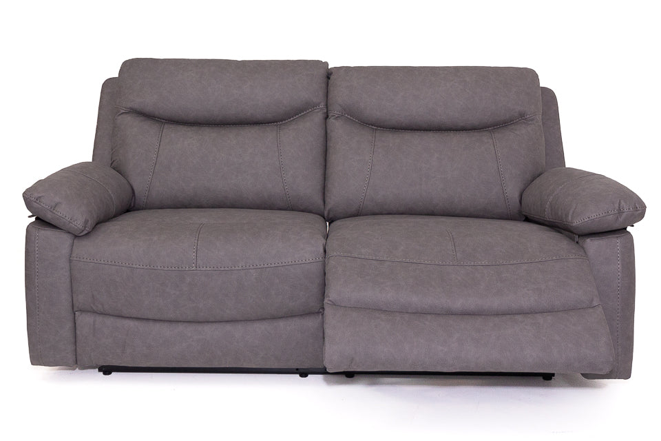 Angelo - Grey Fabric 2.5 Seater Recliner Sofa