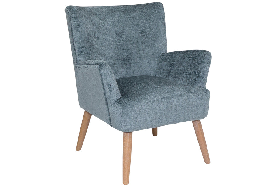 Avoca - Green Fabric Accent Armchair