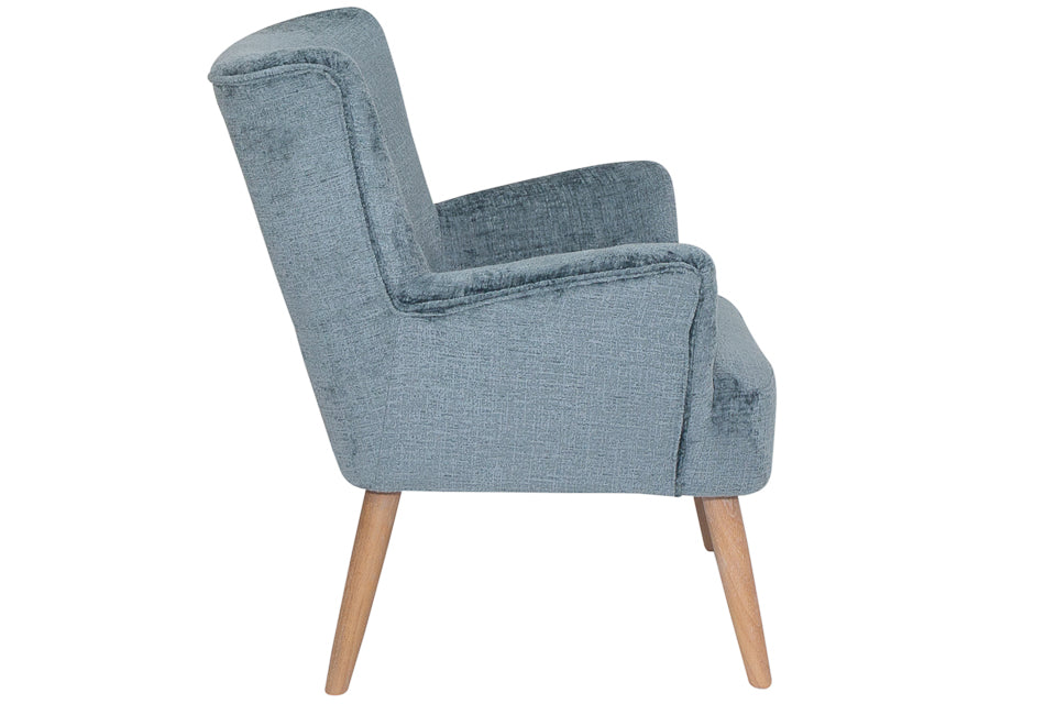 Avoca - Green Fabric Accent Armchair