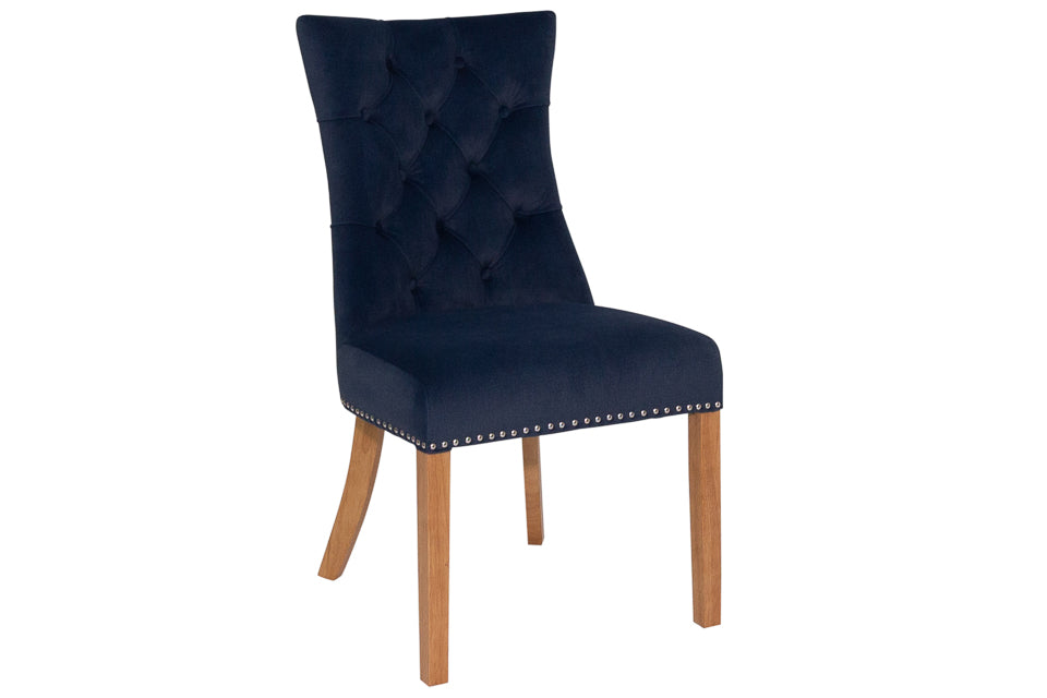 Balreask - Blue Fabric Dining Chair