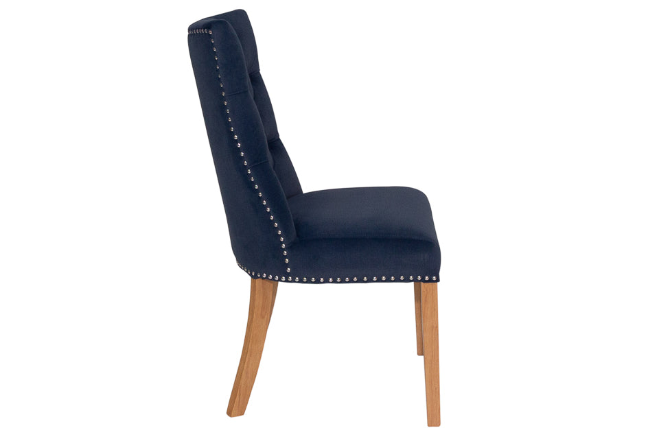 Balreask - Blue Fabric Dining Chair