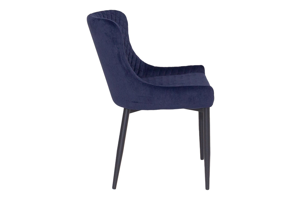 Bellini - Blue Fabric Dining Chair