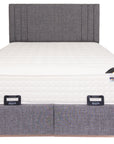 Benito - Grey 4Ft Small Double Bed Frame