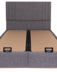 Benito - Grey 4Ft Small Double Bed Frame