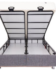 Benito - Grey 5Ft King Bed Frame