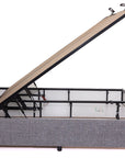 Benito - Grey 5Ft King Bed Frame