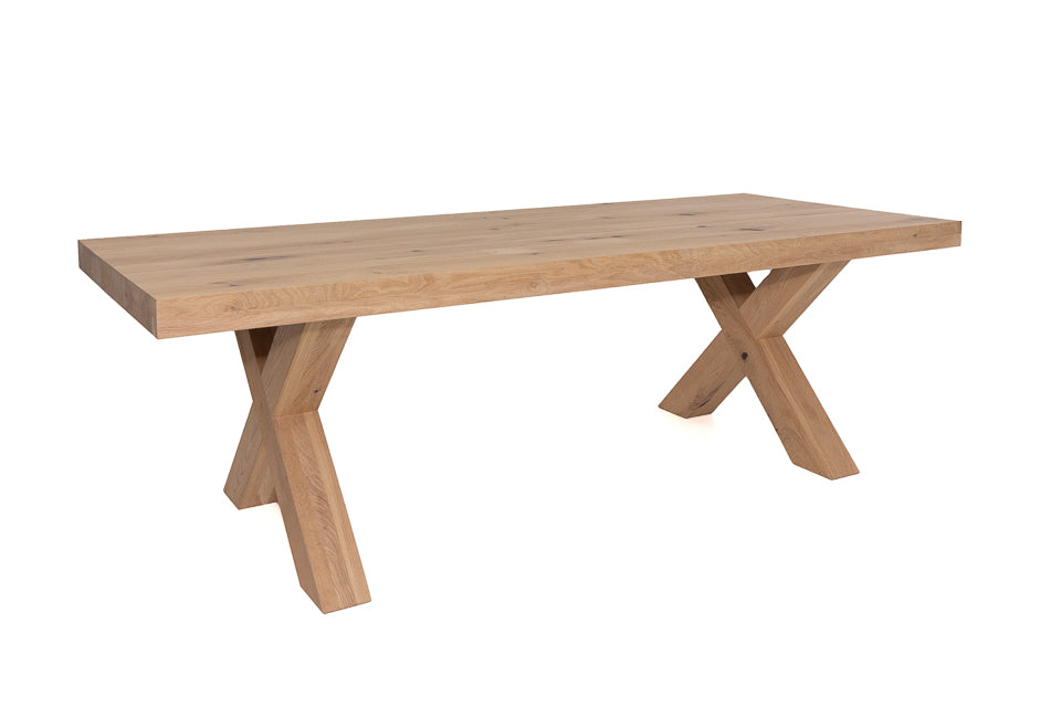Bespoke Oak Tables - Wooden Base