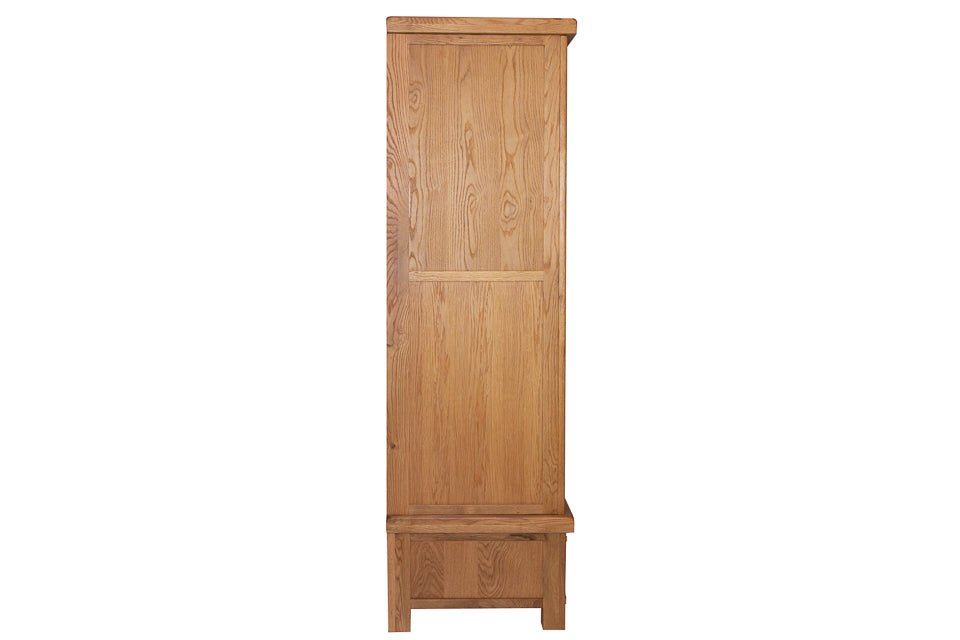 Bewley - Oak 2 Door  Wardrobe With Drawers