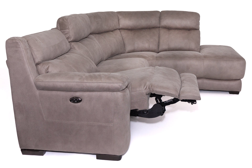 Boland - Fabric Power Recliner Corner Sofa