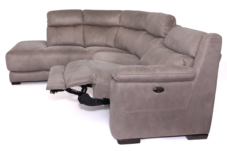 Boland - Fabric Power Recliner Corner Sofa