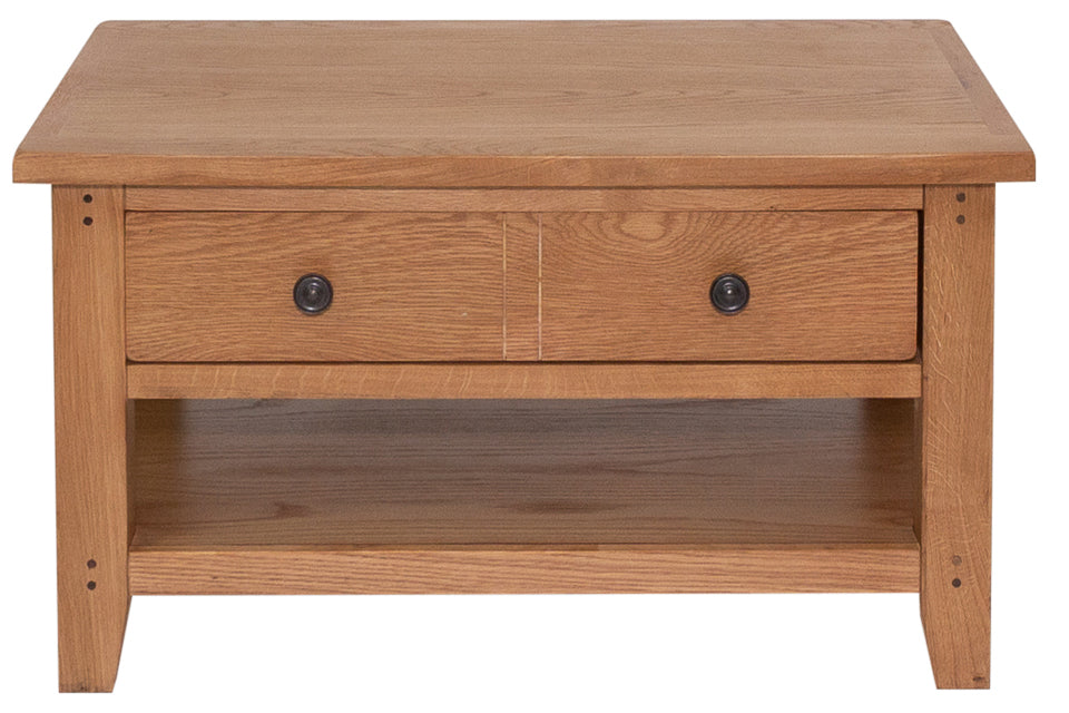 Bray - Oak Coffee Table With 2 Drawers