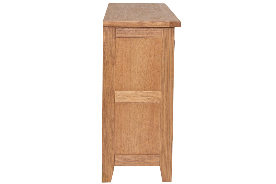 Bray - Oak 2 Door Small Sideboard With 2 Drawers