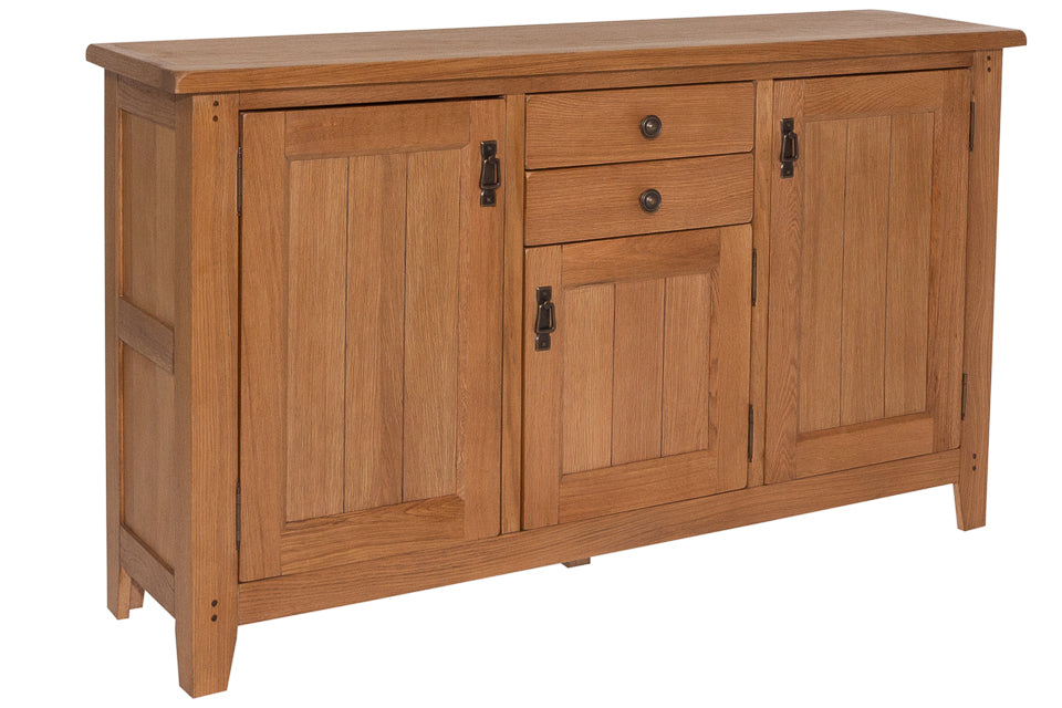 Bray - Oak 3 Door Sideboard With 2 Drawers