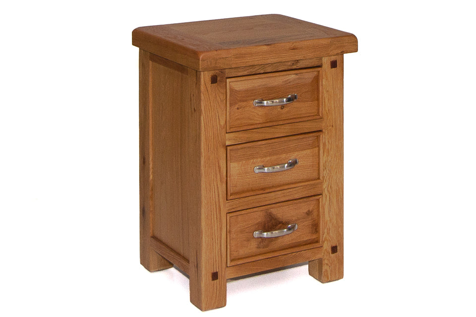 Bewley 3 Drawer Bedside Locker