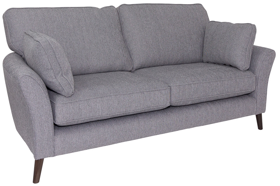 Bianca Grey Fabric 3 Seater