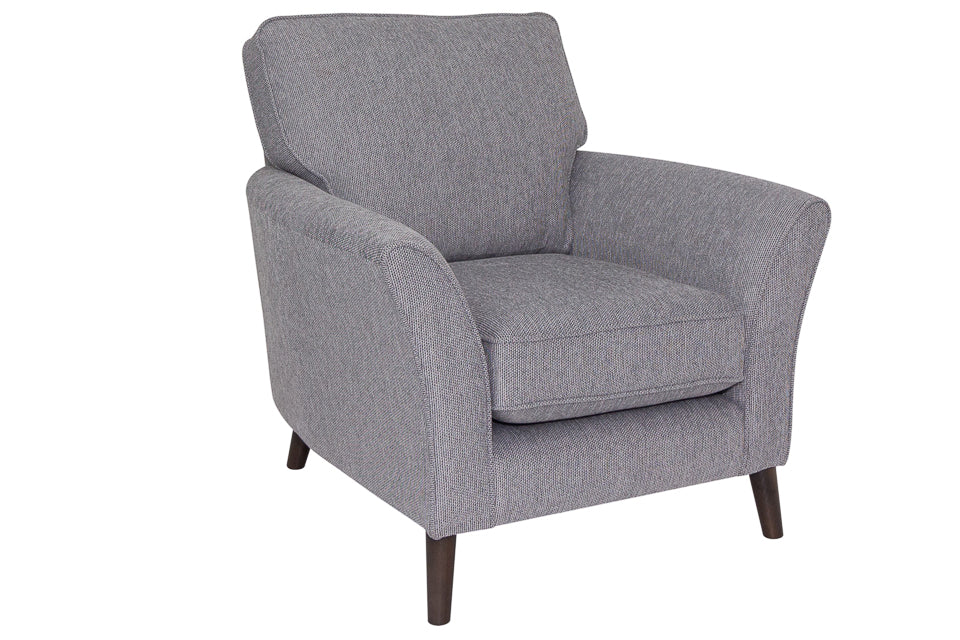 Bianca Grey Fabric Armchair