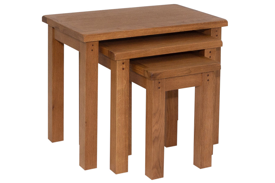 Bray Oak Nest Of Tables set of 3