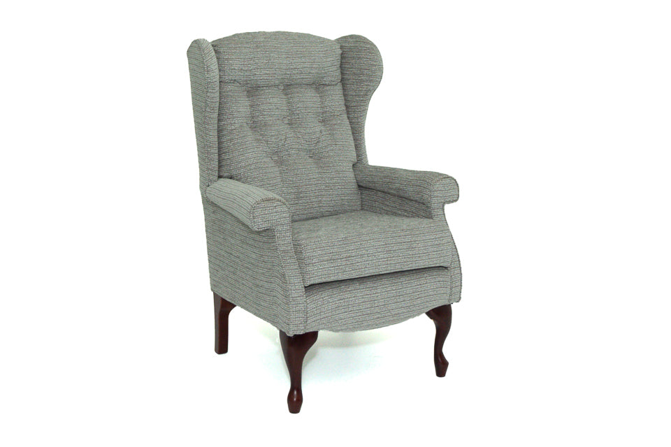 Brompton grey fabric Fire Side Chair