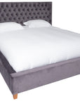 Camelot - Grey Fabric 5Ft King Bed Frame