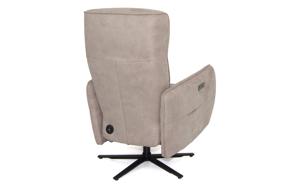 Capri - Fabric Battery Operated Tv Recliner Chair With Swival Operation