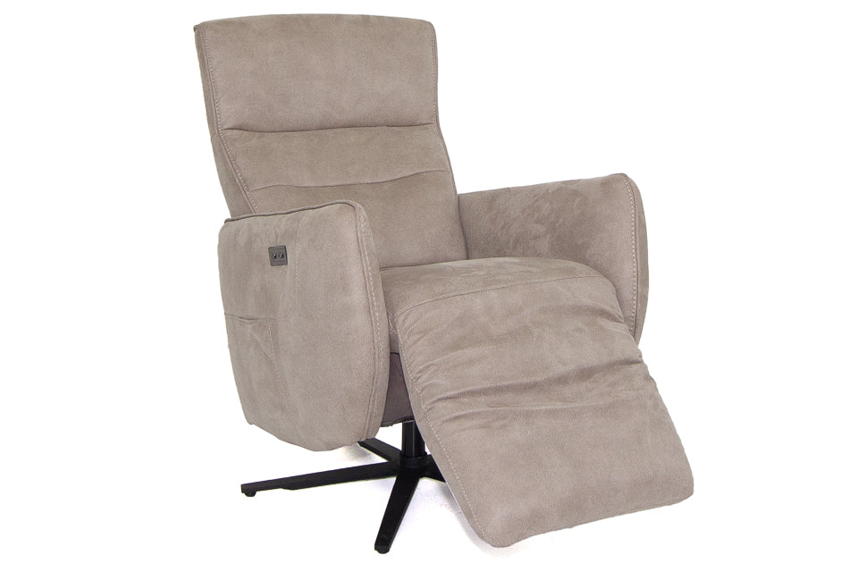 Capri - Fabric Battery Operated Tv Recliner Chair With Swival Operation