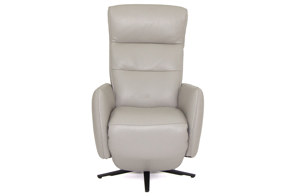 Capri - Leather Battery Operated Tv Recliner Chair With Swival Operation