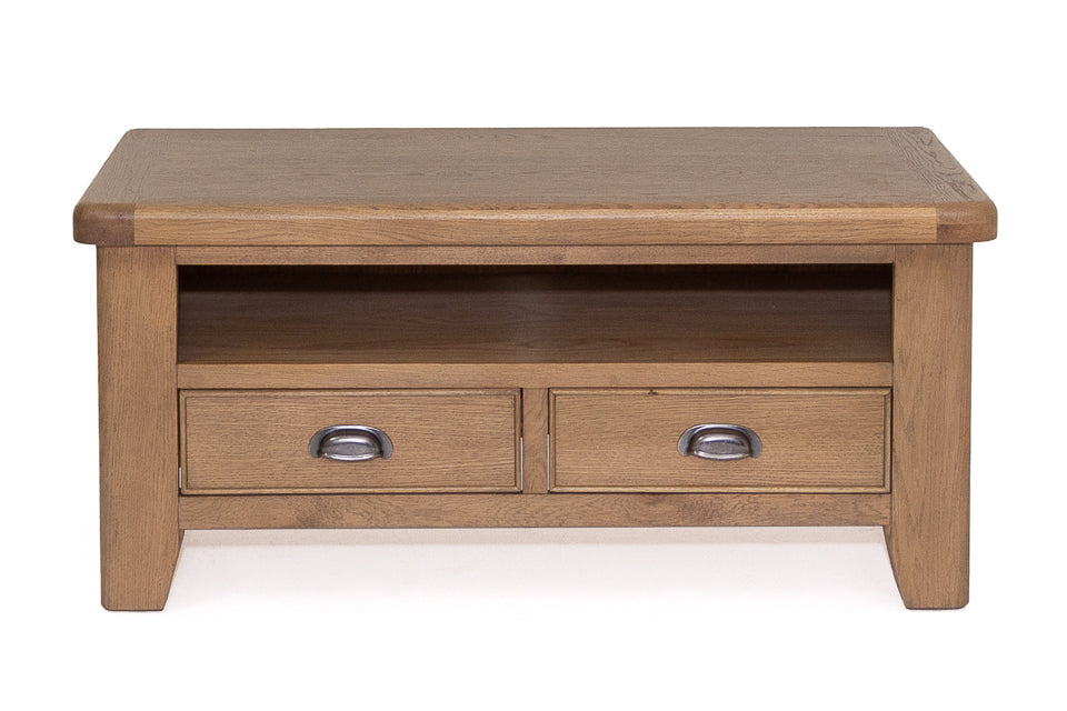 Cardiff - Oak Tv Entertainment Unit