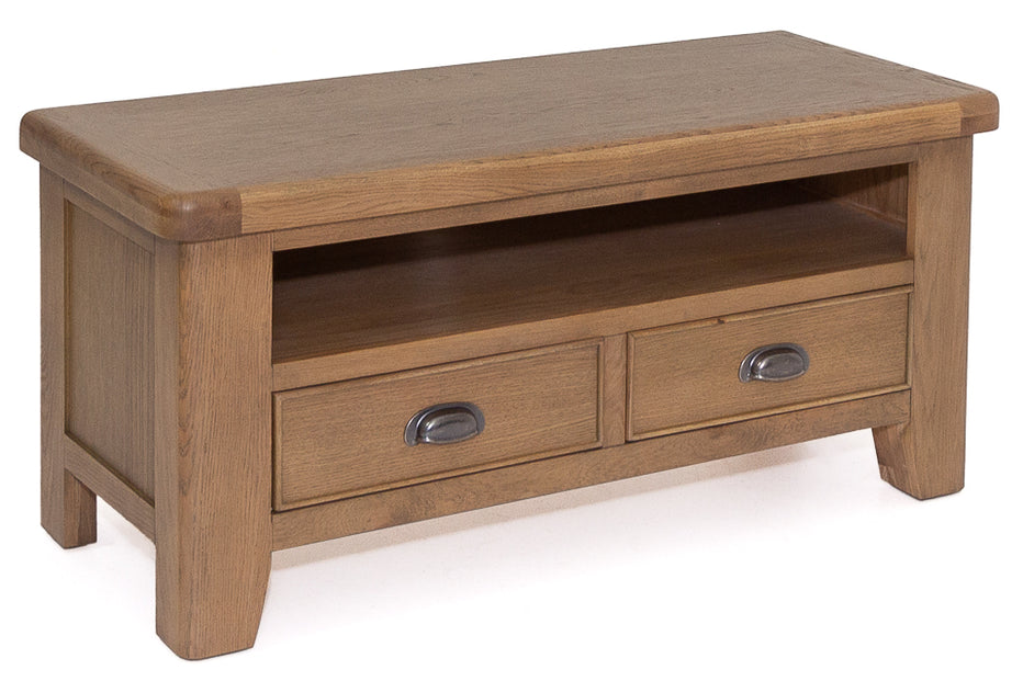 Cardiff Oak TV Entertainment Unit Craughwell Furniture & Carpets Ltd