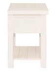 Carolina - Cream 1 Drawer Bedside Locker With Shelf