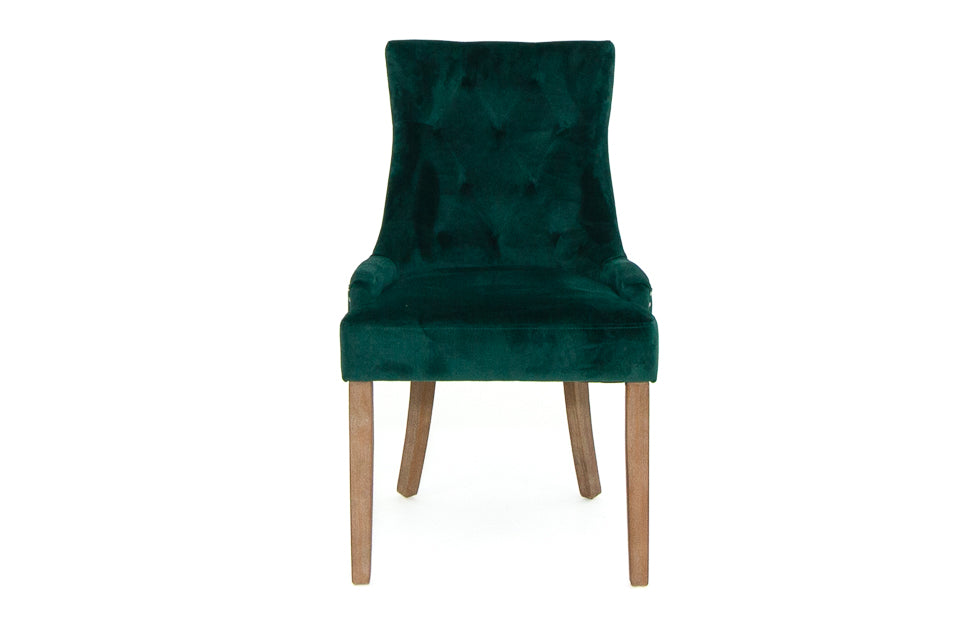 Cassidy - Green Fabric Dining Chair