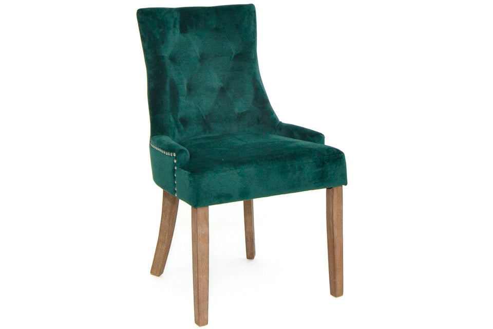 Cassidy - Green Fabric Dining Chair