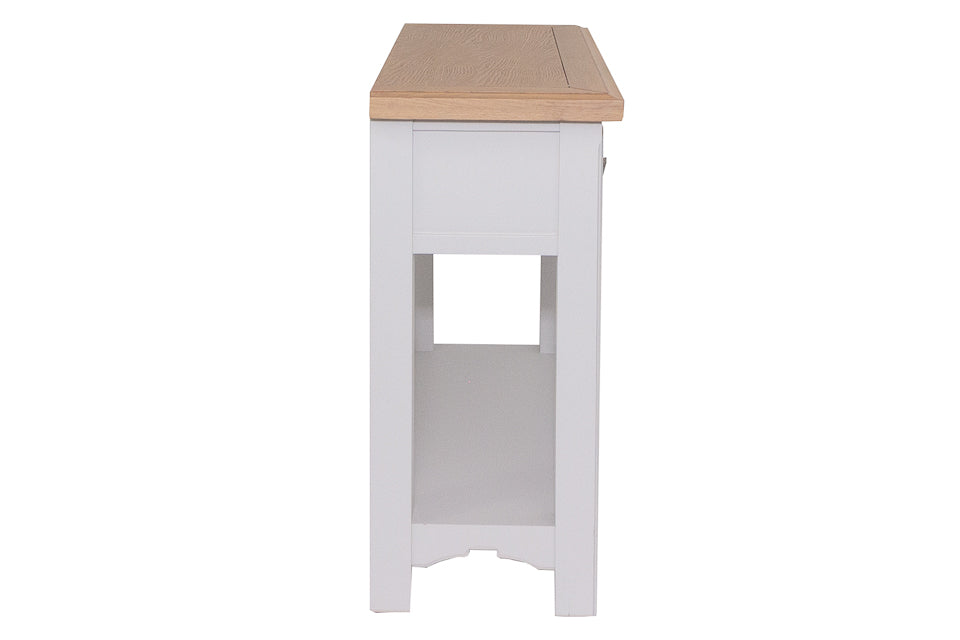 Casino - Grey And Oak 3 Drawer Console Table