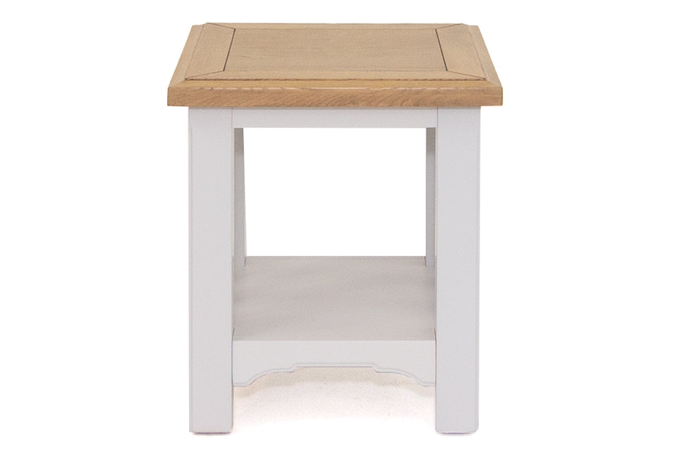 Casino - Grey And Oak Lamp Table