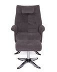 Celia - Grey Fabric Accent Armchair Danny Grey