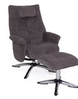 Celia - Grey Fabric Accent Armchair Danny Grey