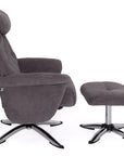 Celia - Grey Fabric Accent Armchair Danny Grey