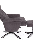Celia - Grey Fabric Accent Armchair Danny Grey
