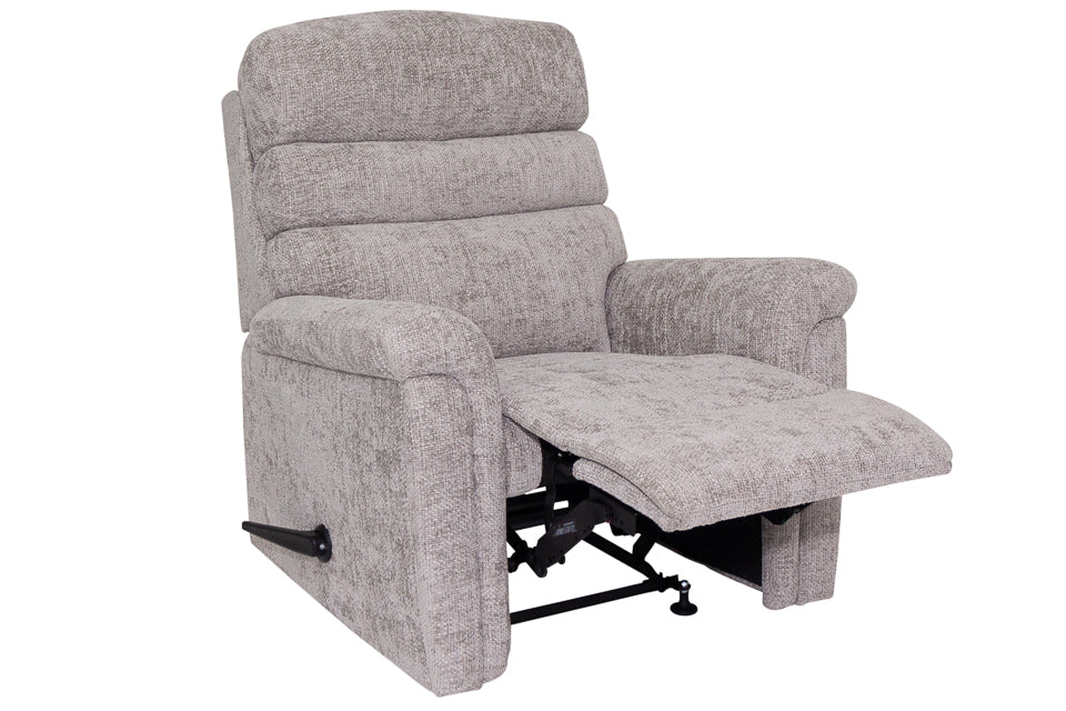 Comfi Sit - Grey Fabric Recliner Chairs