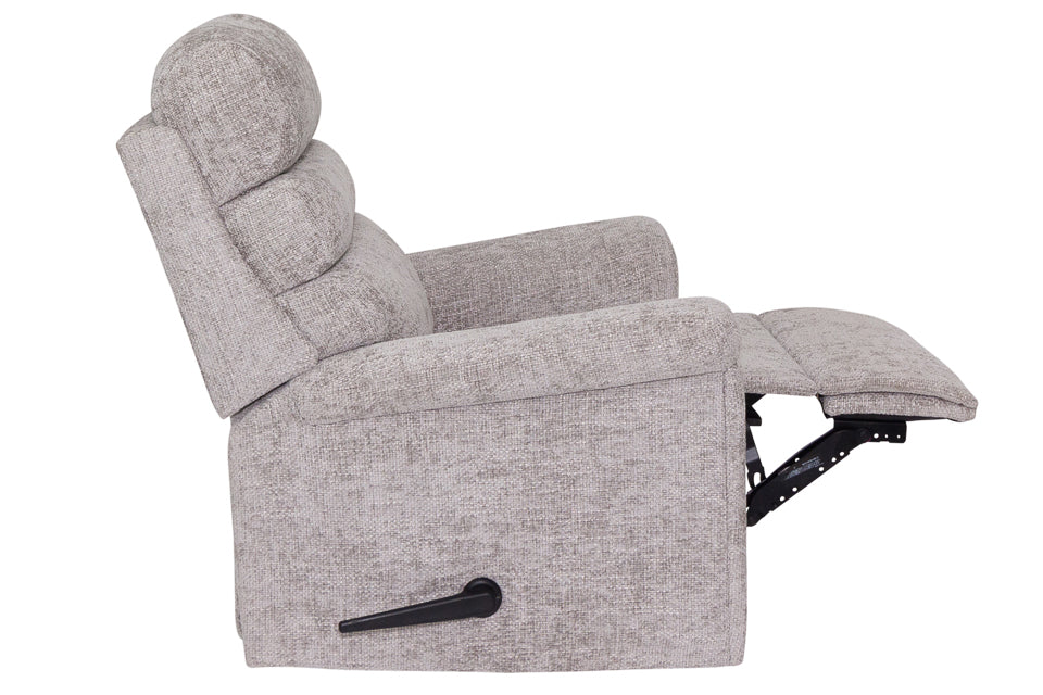 Comfi Sit - Grey Fabric Recliner Chairs