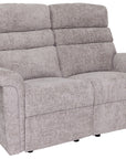 Comfi Sit - Grey Fabric 2 Seater Recliner Sofa