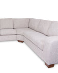 Claudia Fabric Corner Suite with wooden feet